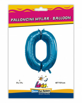 Mylar Numero 0 Blu Mega 40″ – 101cm 1pz